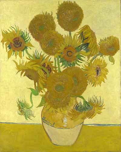 Vincent van Gogh Zonnebloemen 1888 Schilderij National Gallery Londen