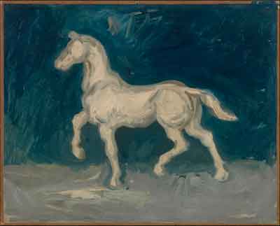 Vincent van Gogh Paard Schilderij uit 1886