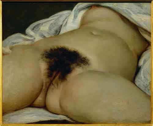 Gustave Courbet L’Origine du monde Schilderij uit 1866
